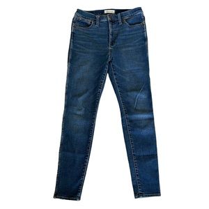 MADEWELL 10” Highrise Skinny Jeans Size 29